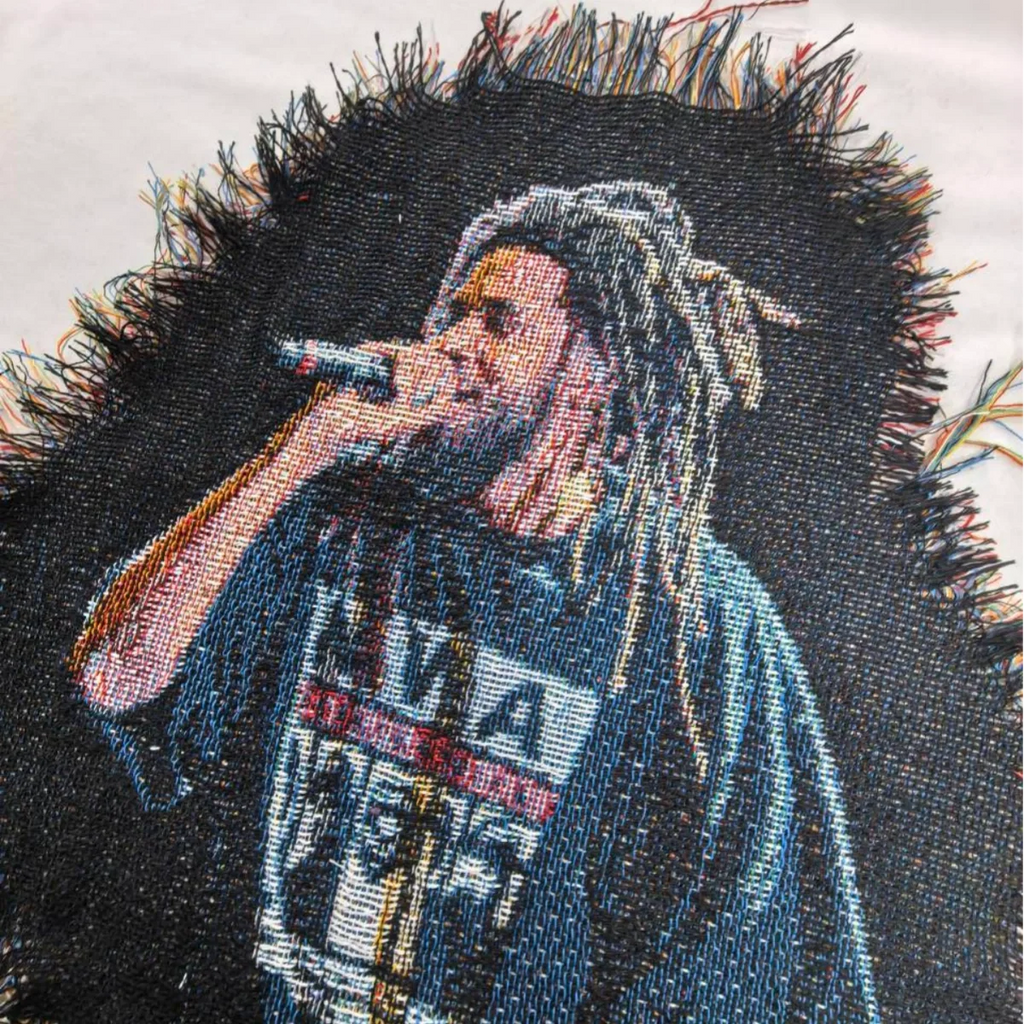 J. Cole Woven Patch Graphic T-Shirt