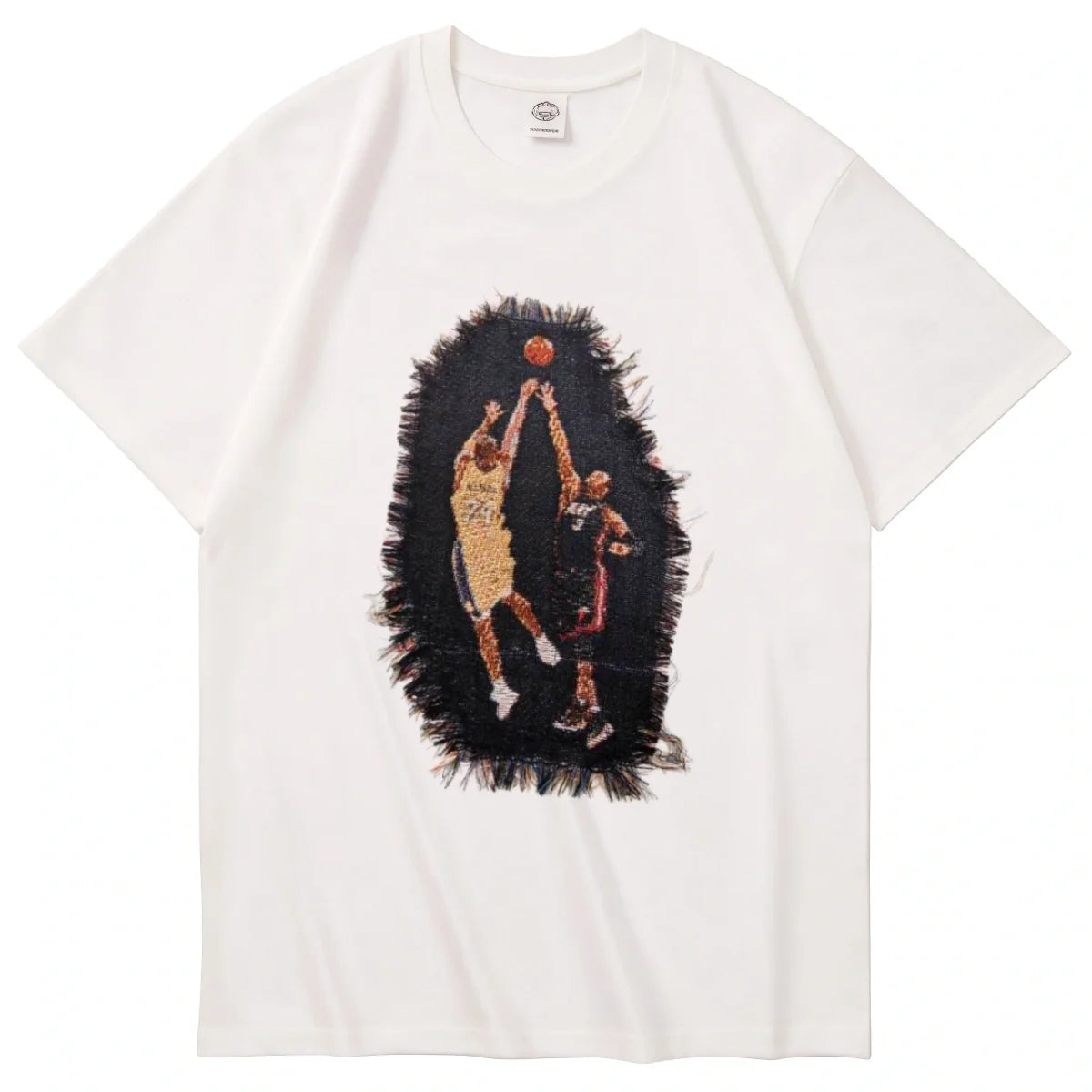Kobe Bryant Game Moment Woven Patch Graphic T-Shirt