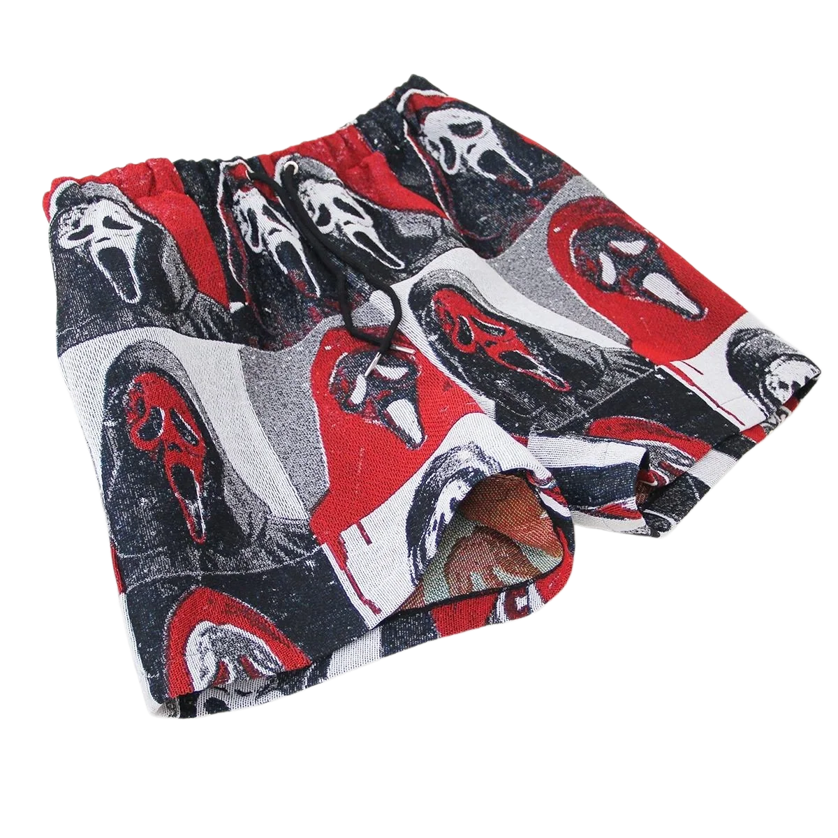Horror Mask Woven Tapestry Shorts