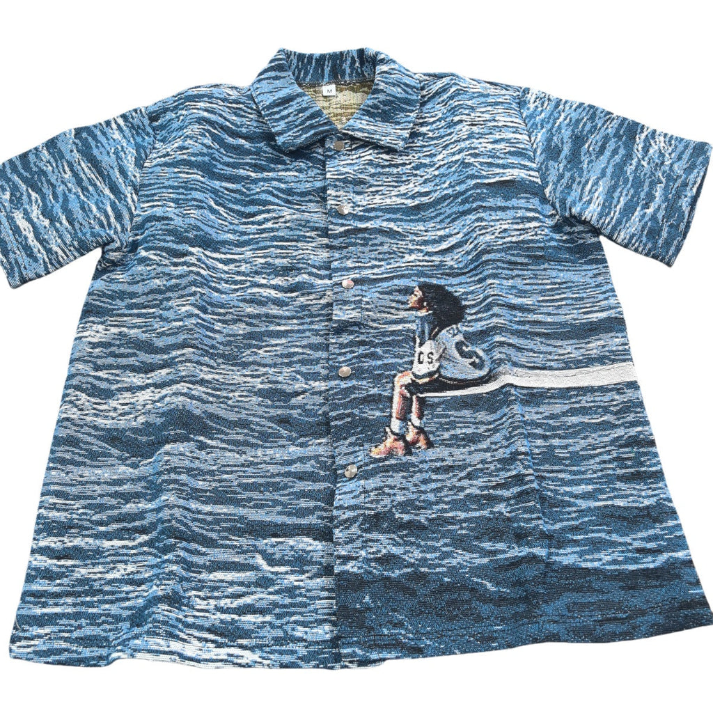 SZA Album Cover Tapestry Button-Up Shirt
