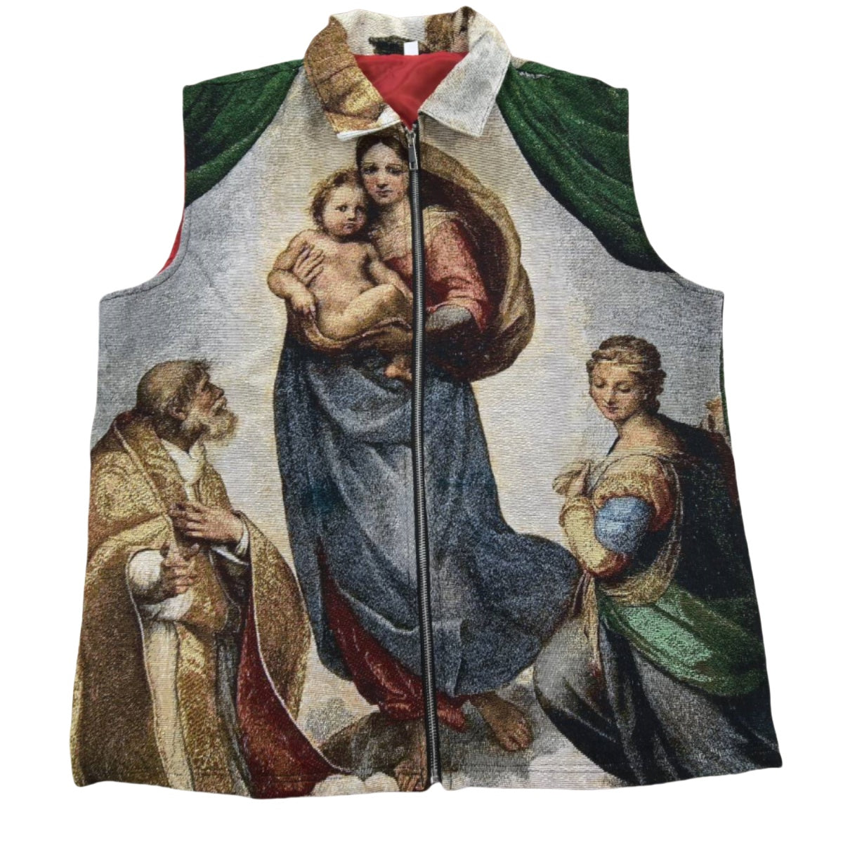 Renaissance Art Woven Tapestry Vest