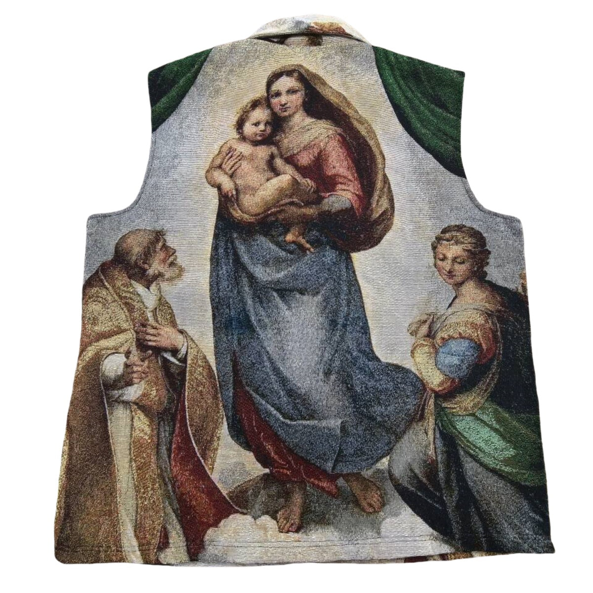 Renaissance Art Woven Tapestry Vest