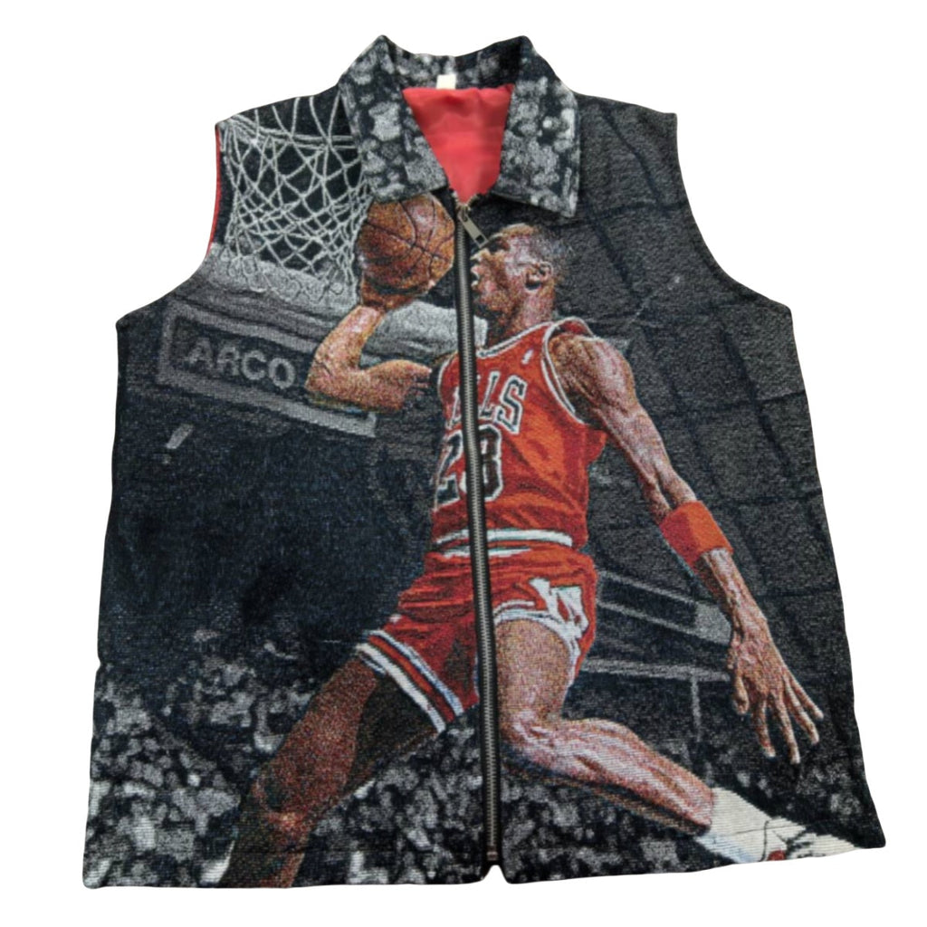 Basketball Legend Shot Woven Tapestry Vest