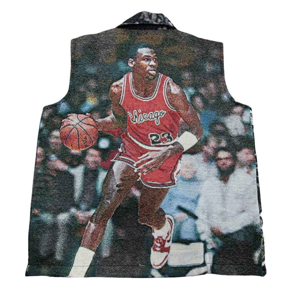 Basketball Legend Shot Woven Tapestry Vest