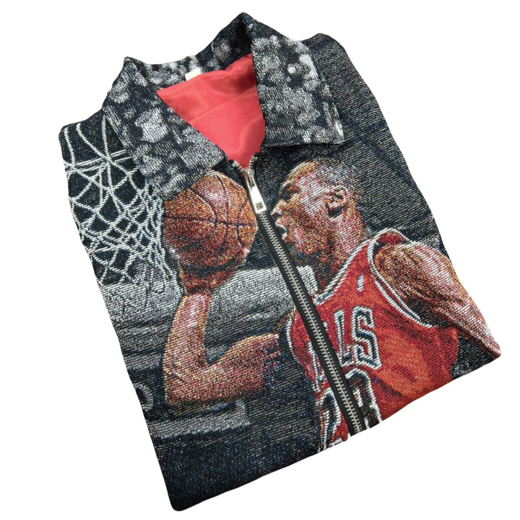 Basketball Legend Shot Woven Tapestry Vest