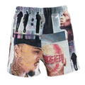 Hip Hop Rap Collage Woven Tapestry Shorts