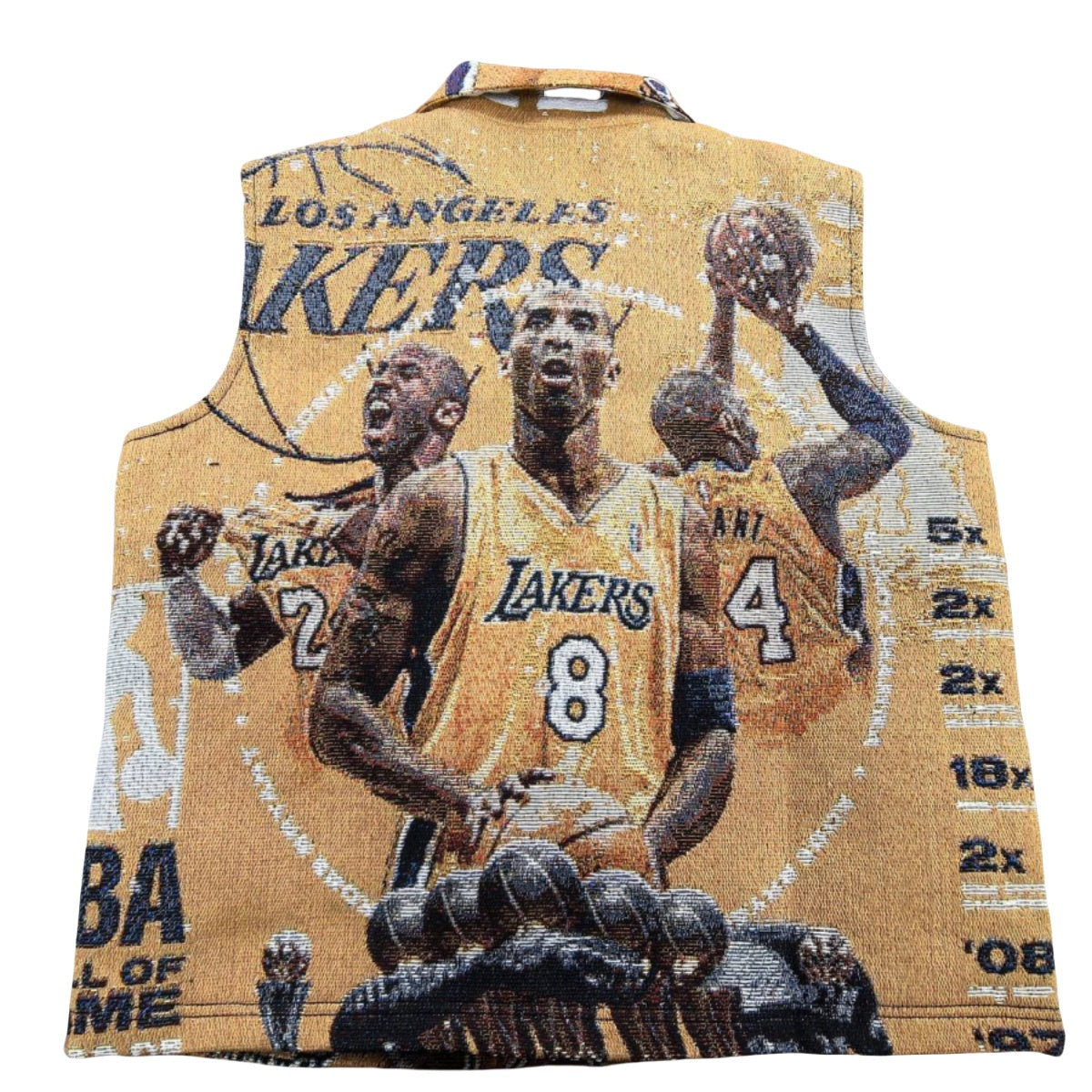 Basketball Legend Tribute Woven Tapestry Vest