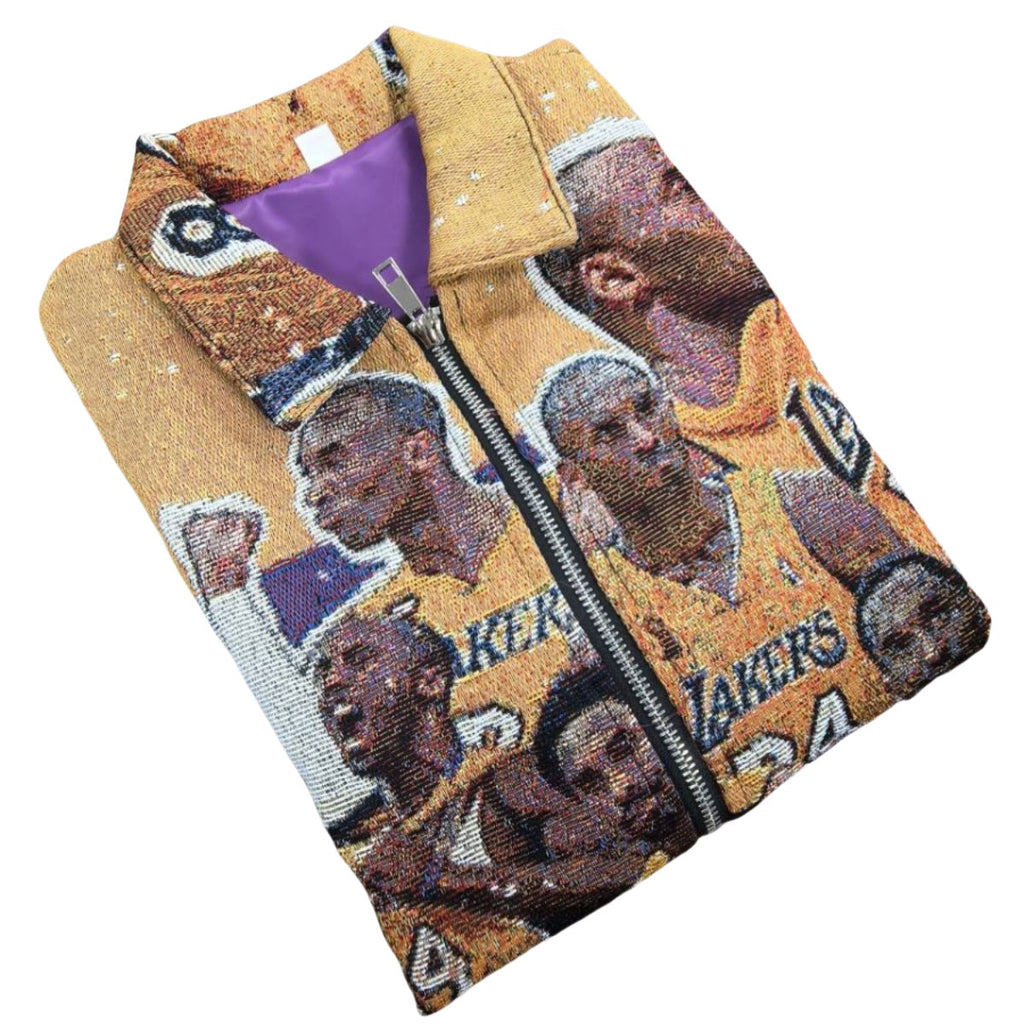 Basketball Legend Tribute Woven Tapestry Vest