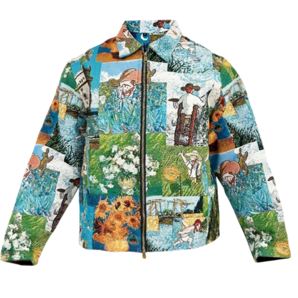 Van Gogh's Famous Paintings Tapestry Jacket