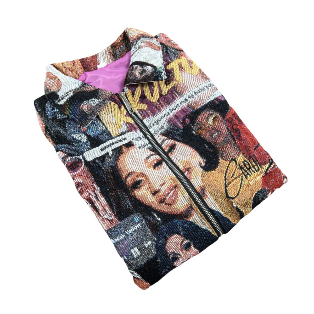 Rap Queen Inspired Woven Tapestry Vest
