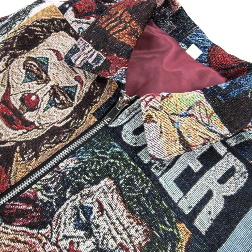Dark Clown Woven Tapestry Vest