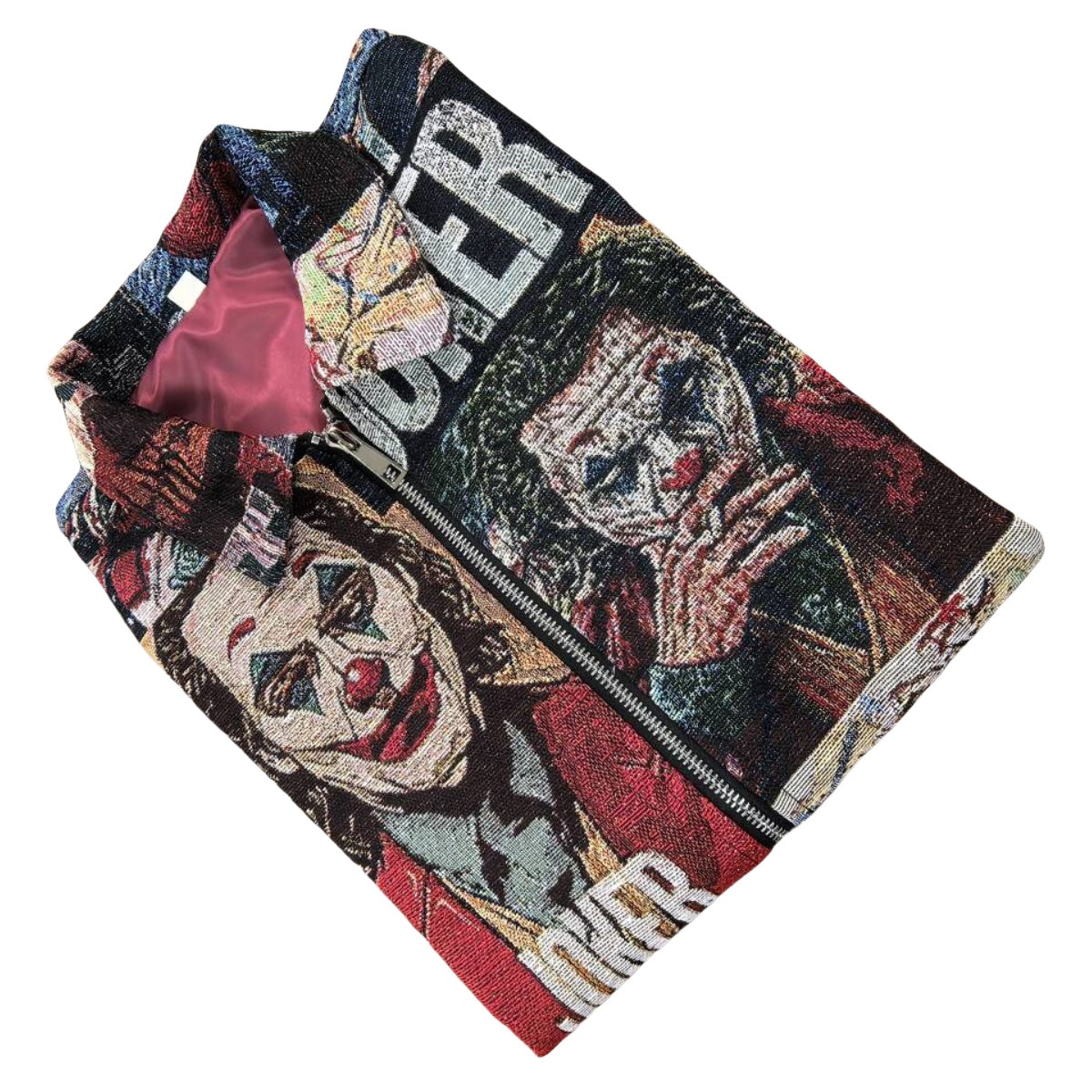 Dark Clown Woven Tapestry Vest