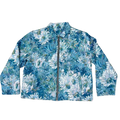 Blue Floral Woven Tapestry Jacket