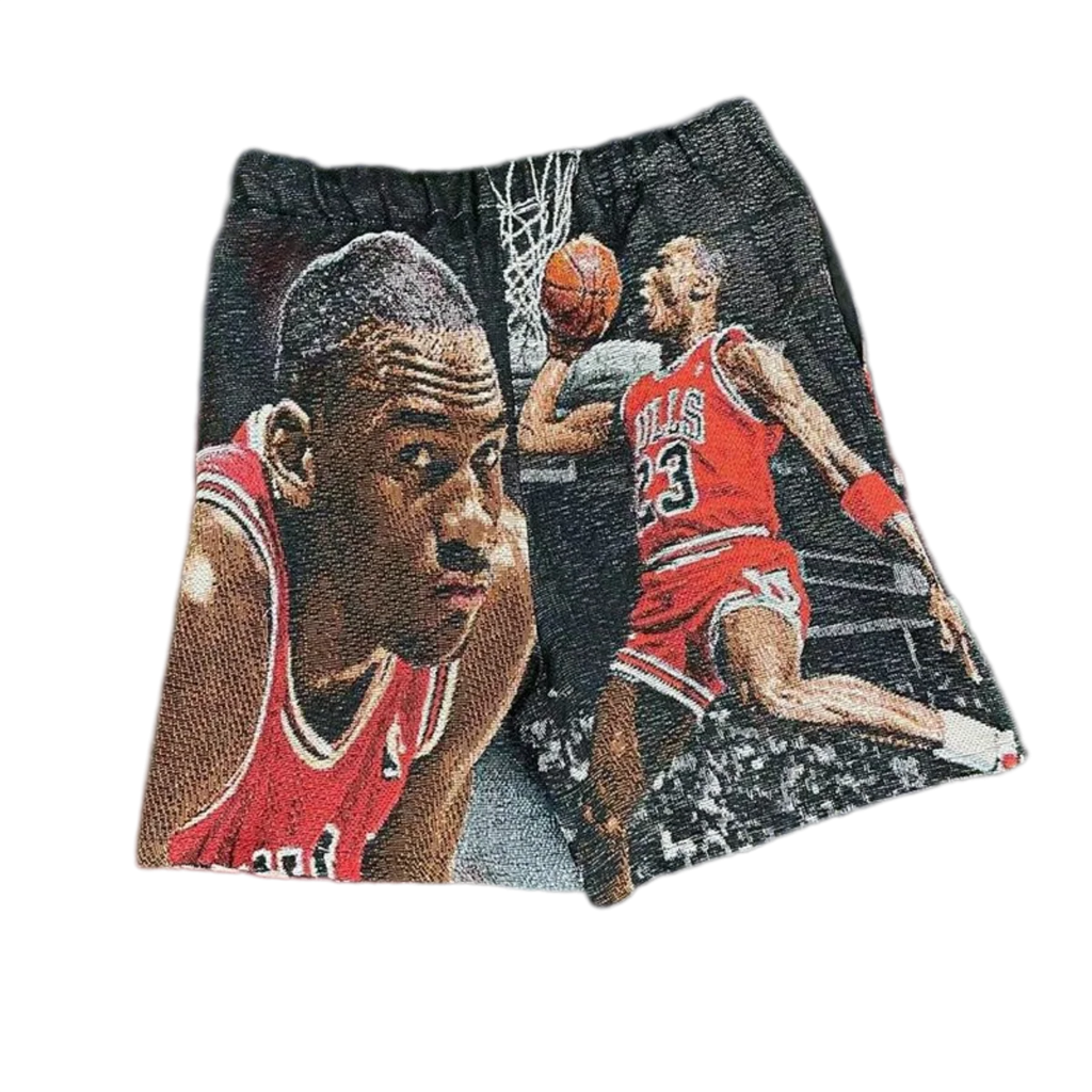 Legendary Basketball Moment Woven Tapestry Shorts