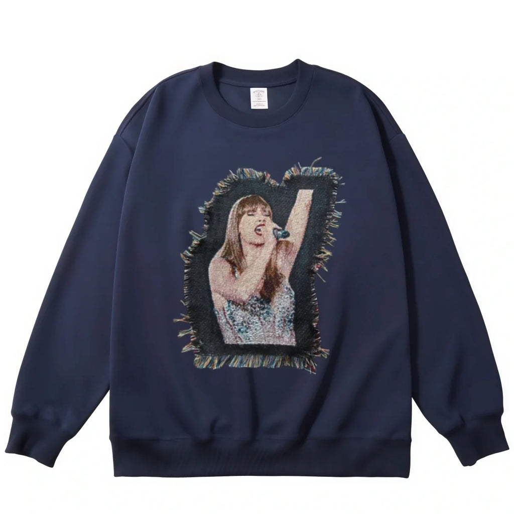 Taylor Swift Woven Patch Hoodie