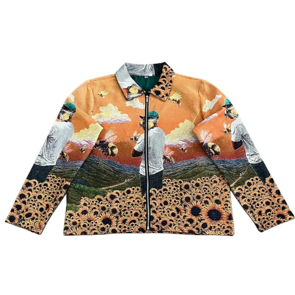 Flower Boy Album Cover Woven Tapestry Jacket