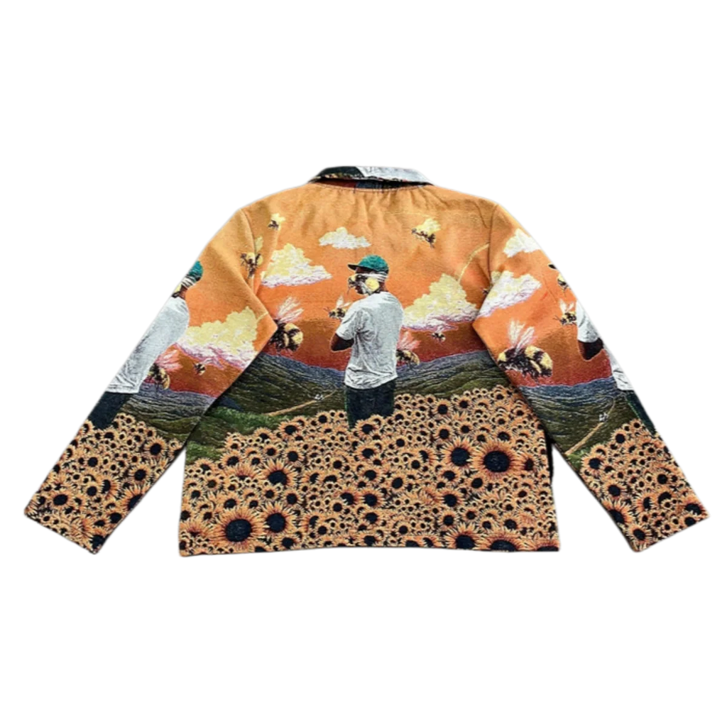 Flower Boy Album Cover Woven Tapestry Jacket