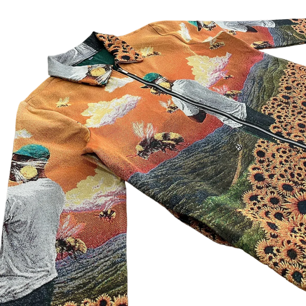 Flower Boy Album Cover Woven Tapestry Jacket