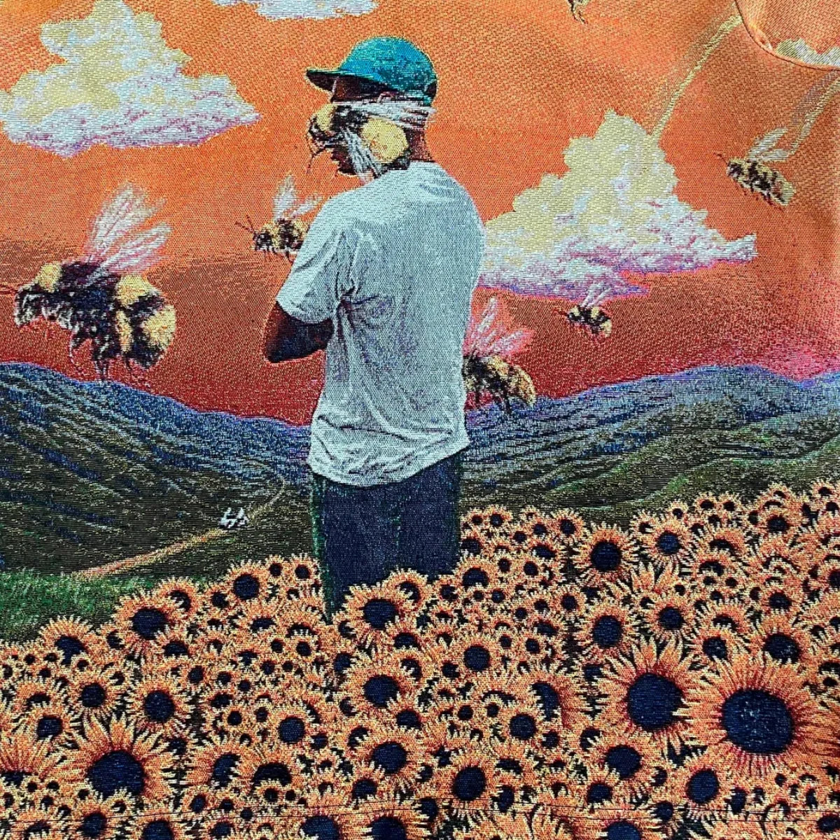 Flower Boy Album Cover Woven Tapestry Jacket