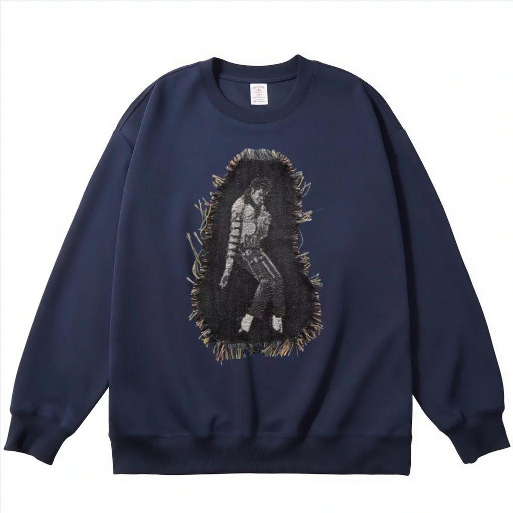 Michael Jackson Iconic Pose Woven Patch Hoodie