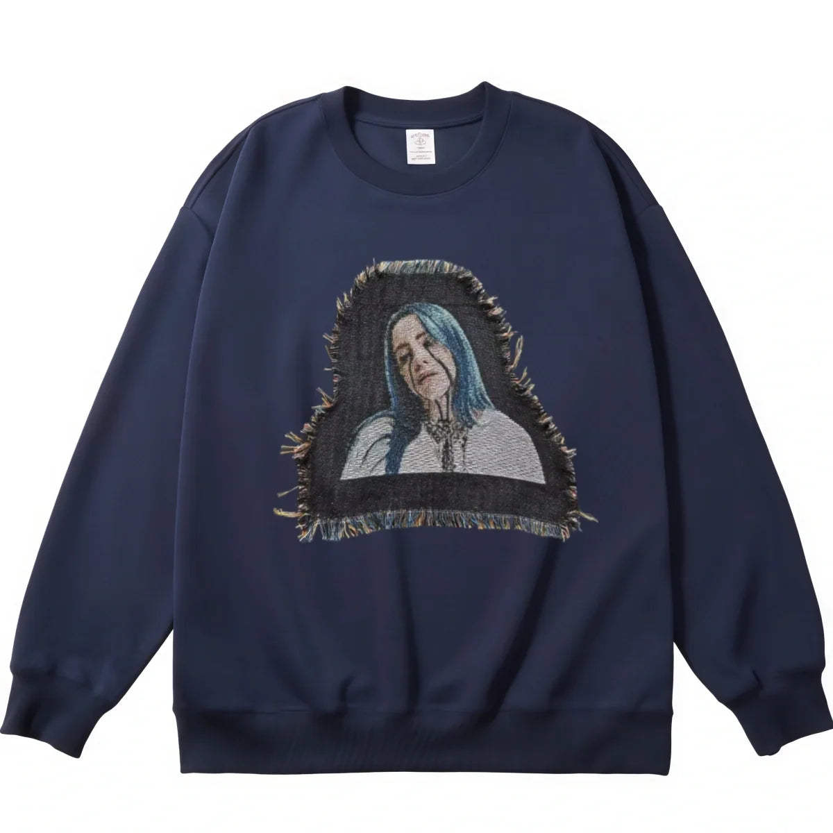 Billie Eilish Album Art Woven Patch Hoodie