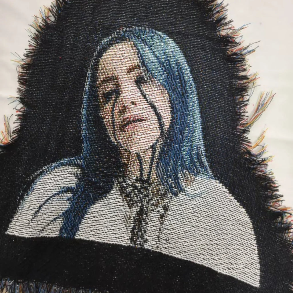 Billie Eilish Woven Patch Graphic T-Shirt