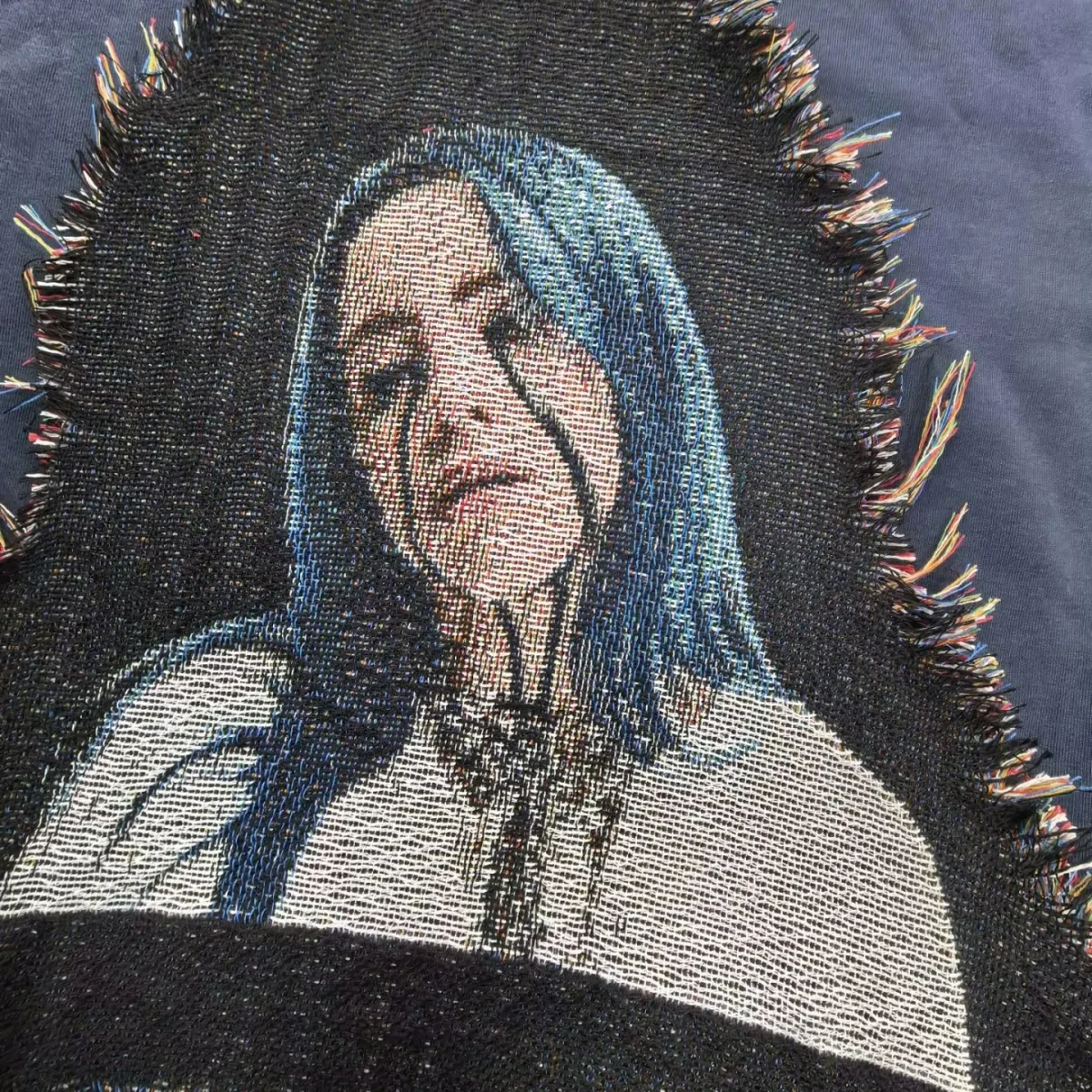 Billie Eilish Album Art Woven Patch Hoodie