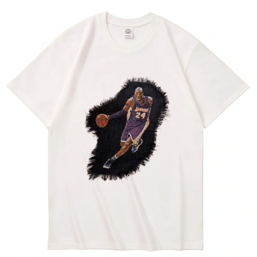 Kobe Bryant Woven Patch Graphic T-Shirt