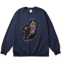 Kobe Bryant #24 Dribbling Woven Patch Pullover
