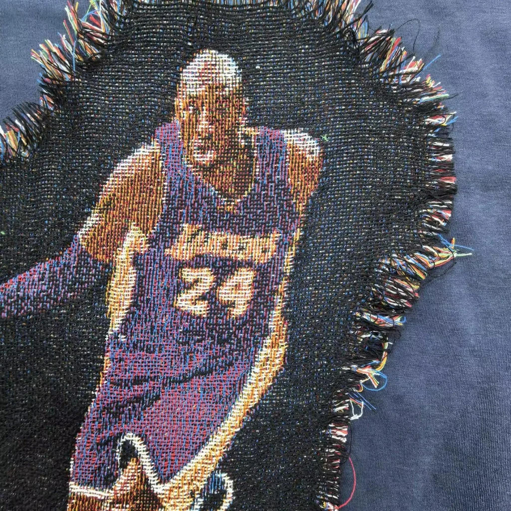 Kobe Bryant #24 Dribbling Woven Patch Pullover