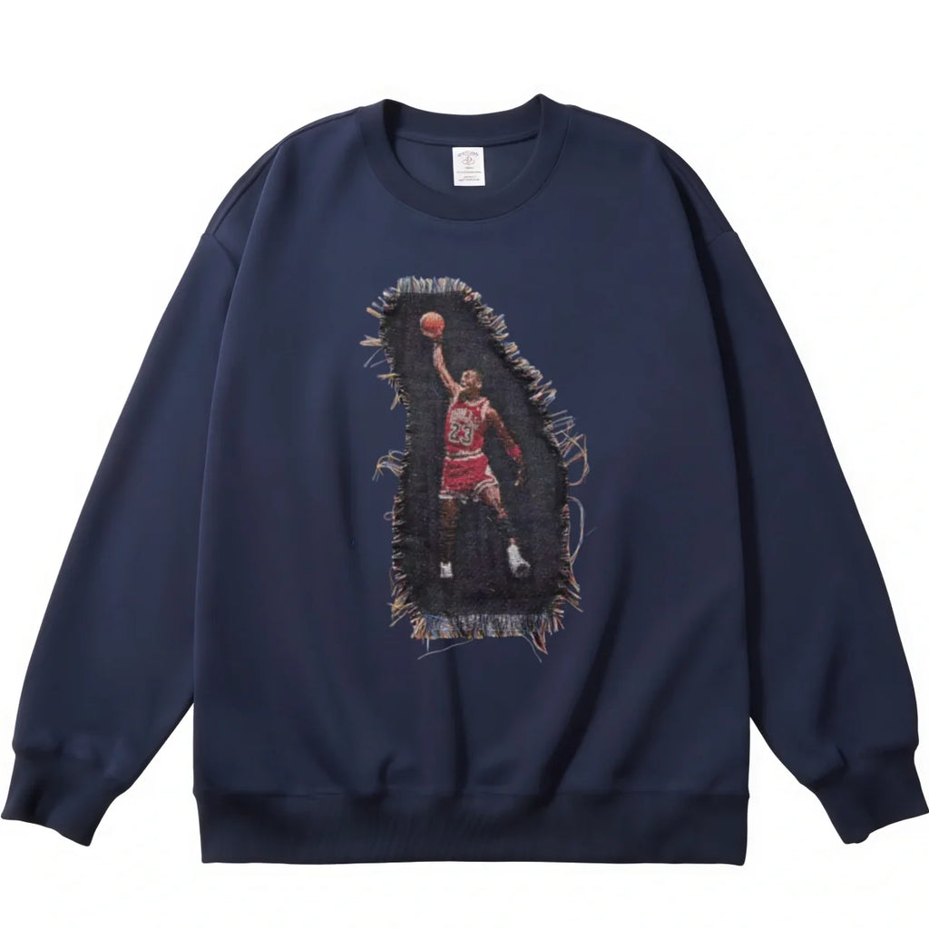 Michael Jordan Woven Patch Graphic Pullover
