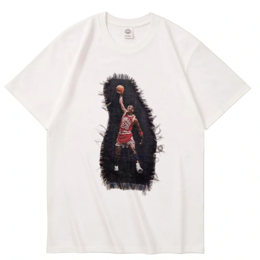 Michael Jordan Woven Patch Graphic T-Shirt