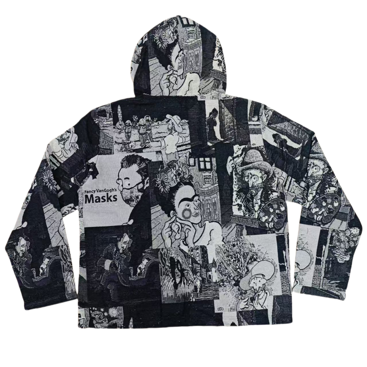 Retro Oil Painting Collage Hoodie