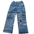Album Artwork Inspired Woven Jacquard Tapestry Cargo Pants