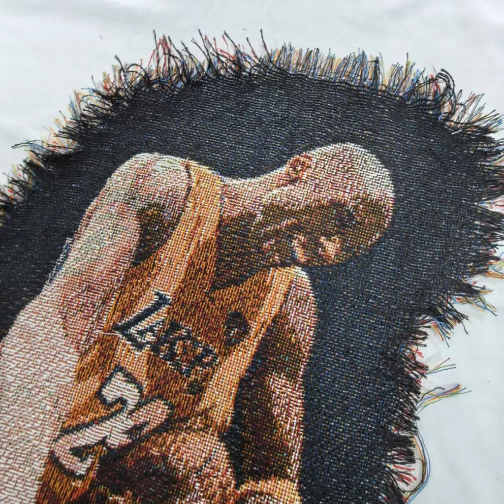 Kobe Bryant Championship Woven Patch Graphic T-Shirt