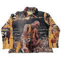 Basketball Legend Collage Woven Jacquard Tapestry Jacket