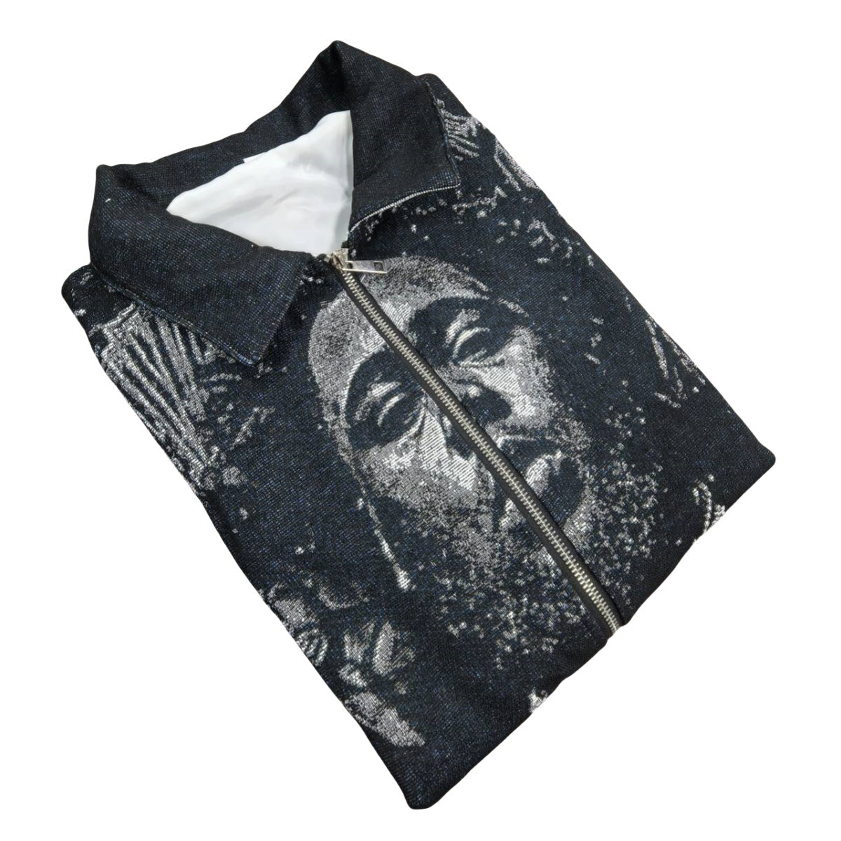 Vintage Rap Portrait Woven Tapestry Vest