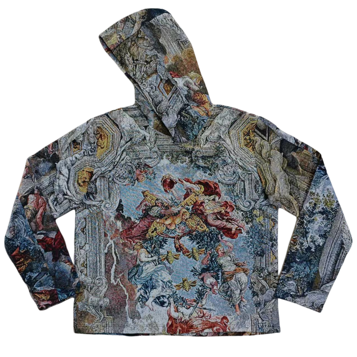 Retro Abstract Art Collage Hoodie