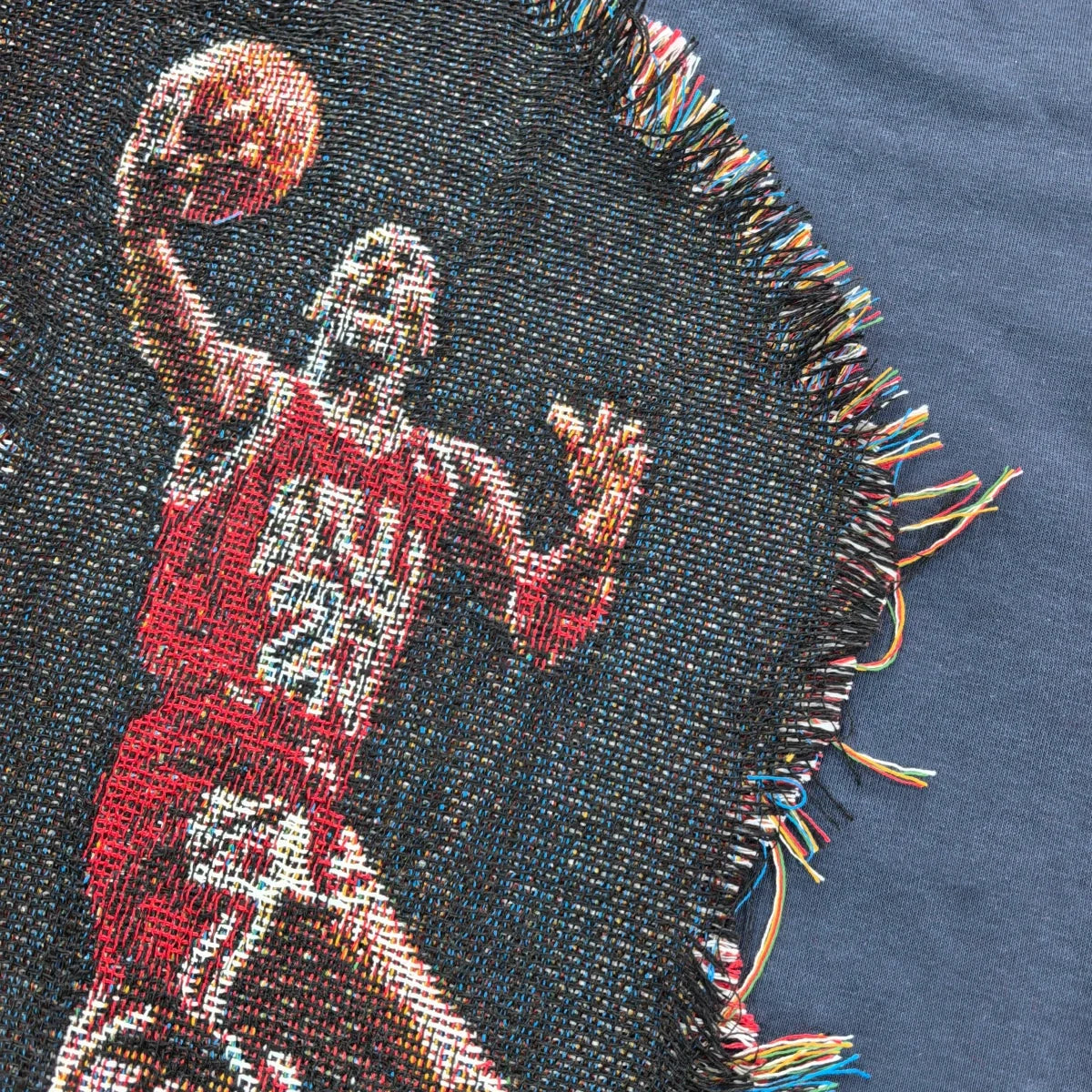 Michael Jordan Jump Shot Woven Patch Graphic Pullover
