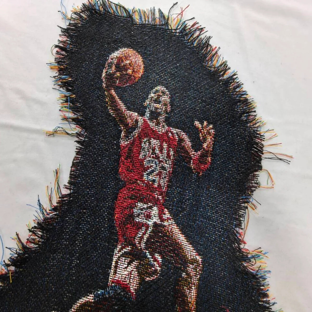 Michael Jordan Jump Shot Woven Patch Graphic T-Shirt