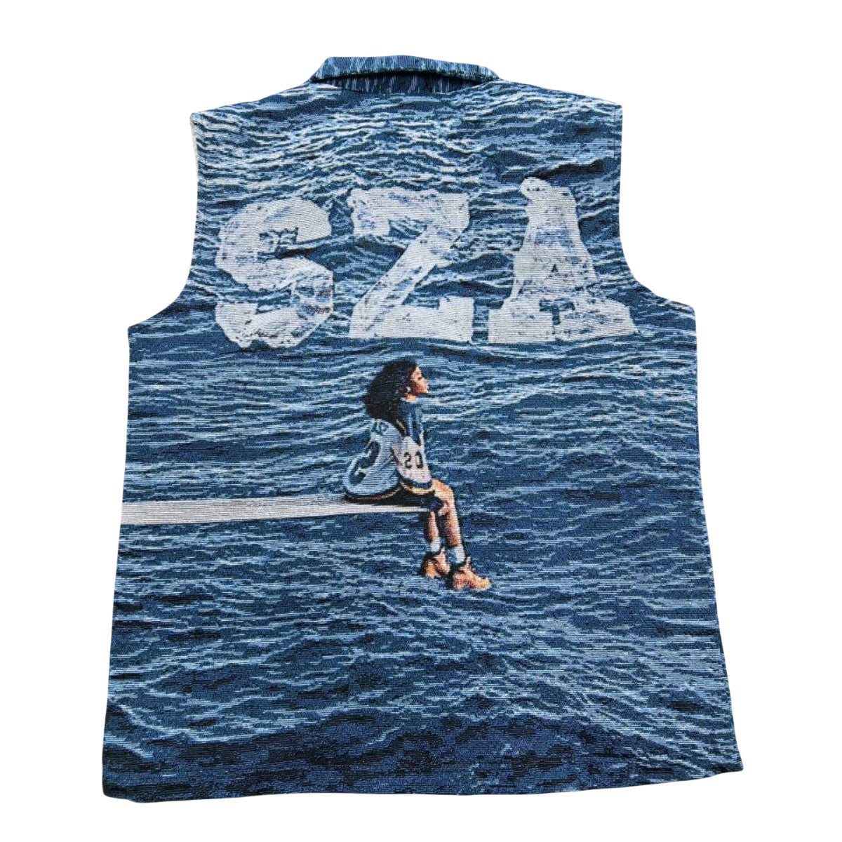 R&B Inspired Artistic Sleeveless Vest