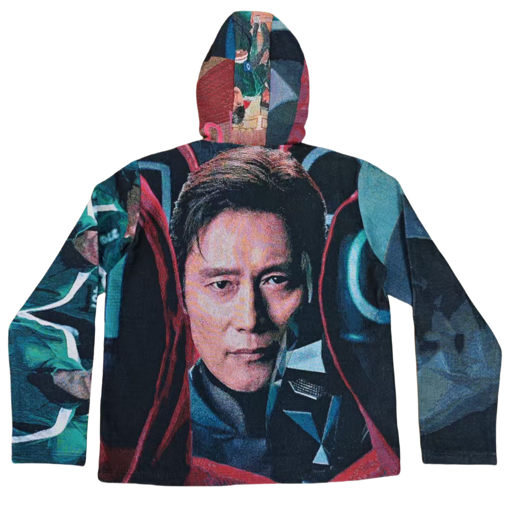 Retro Squid Game-Print Hoodie