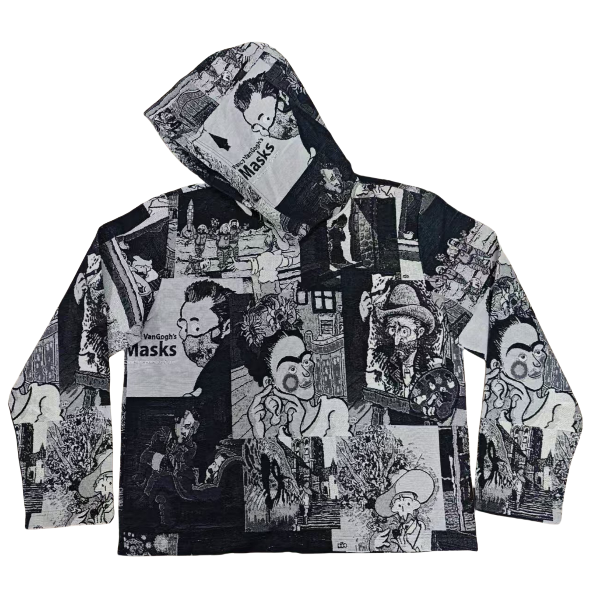 Retro Oil Painting Collage Hoodie