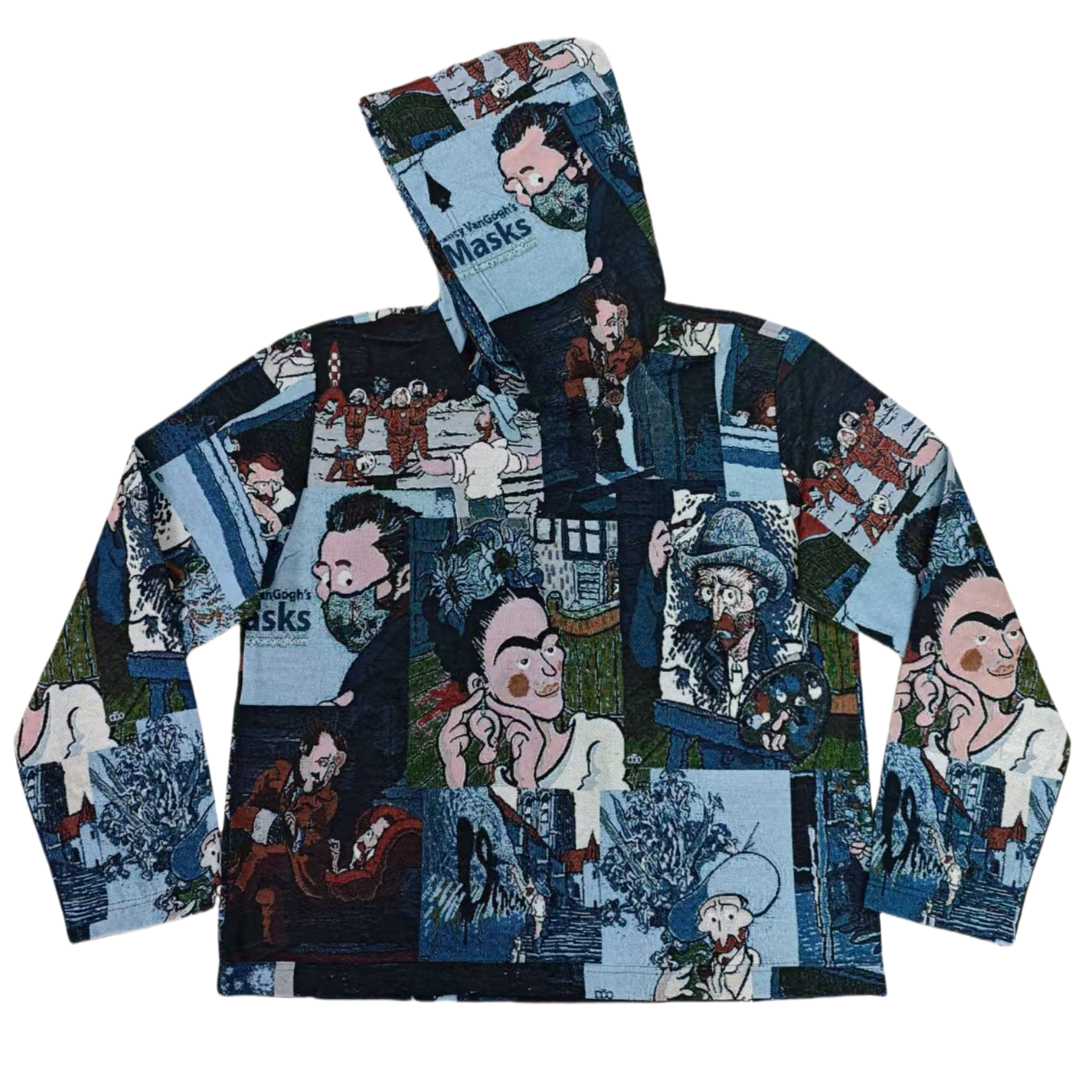 Retro Oil Painting Collage Hoodie