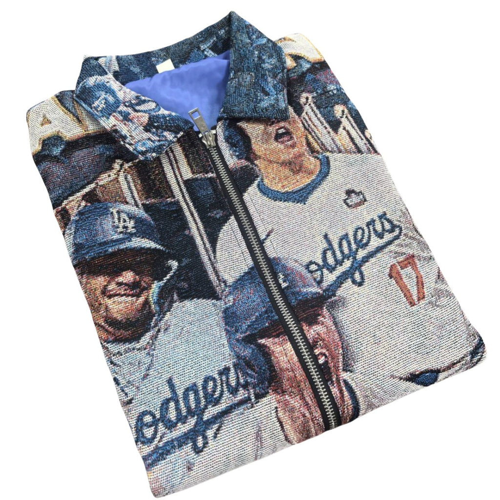 Vintage LA Baseball Woven Tapestry Vest