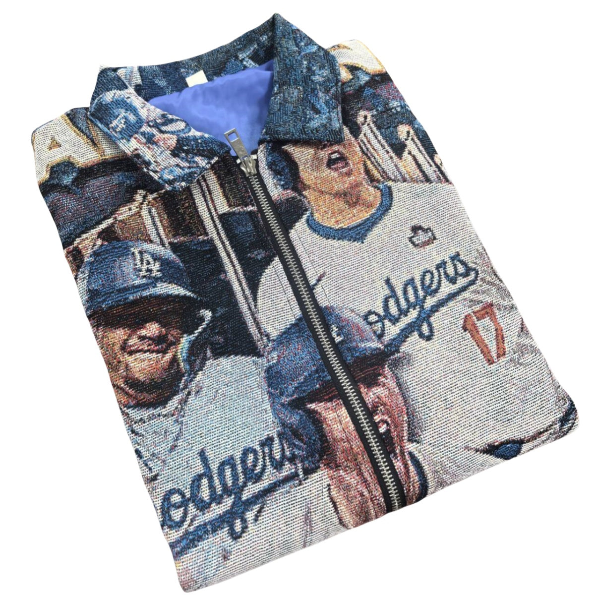 Vintage LA Baseball Woven Tapestry Vest