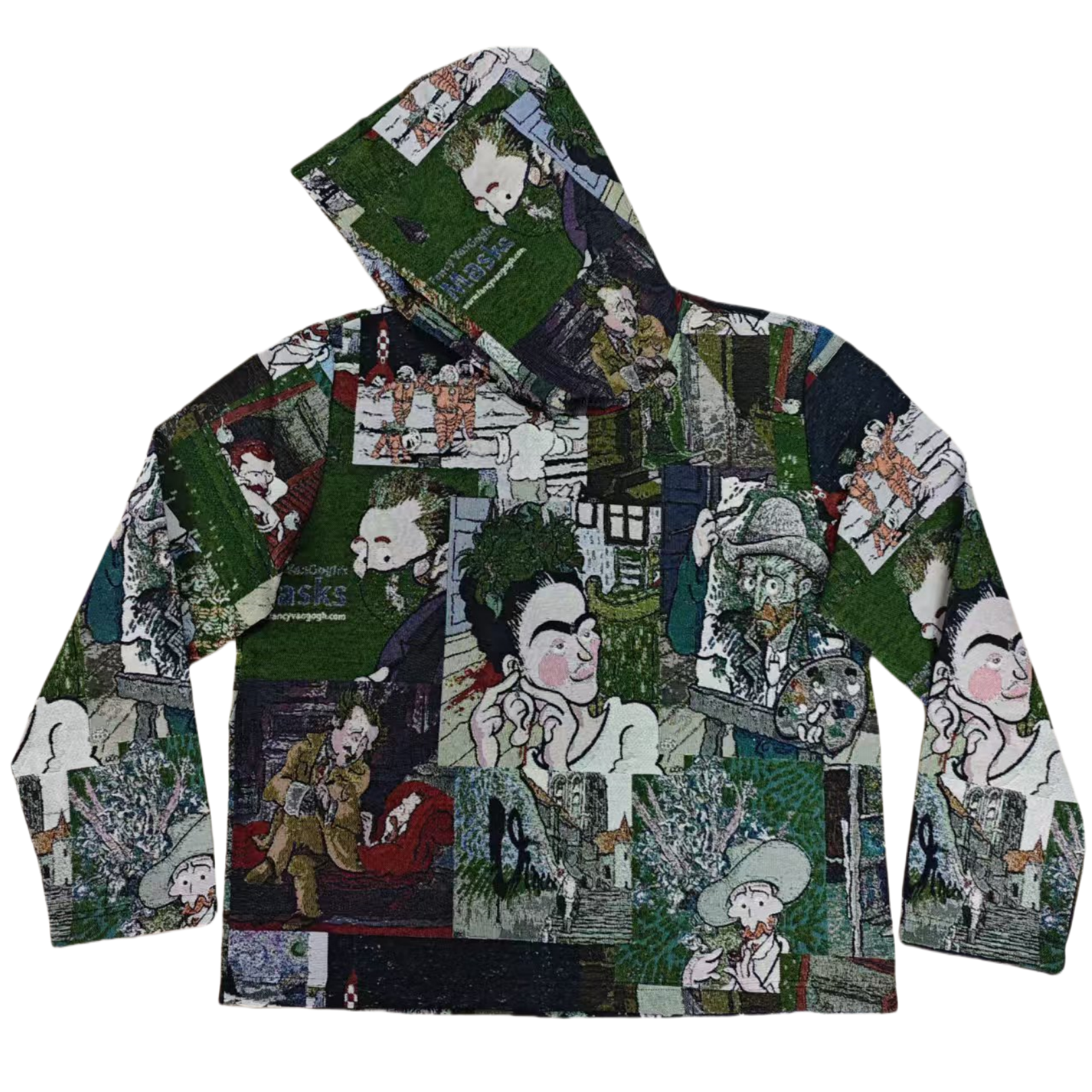 Retro Oil Painting Collage Hoodie
