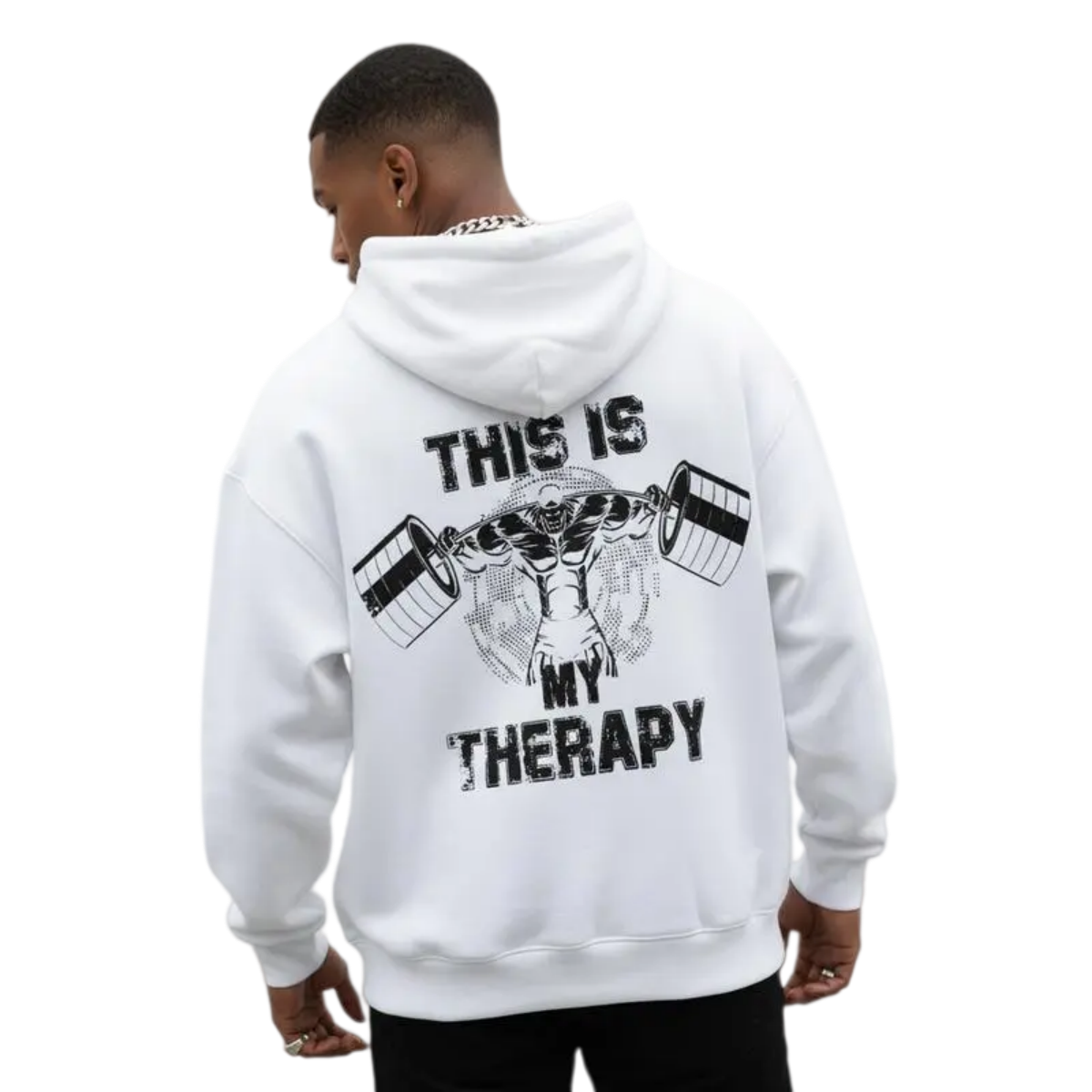 This Is My Therapy Weightlifting Hoodie