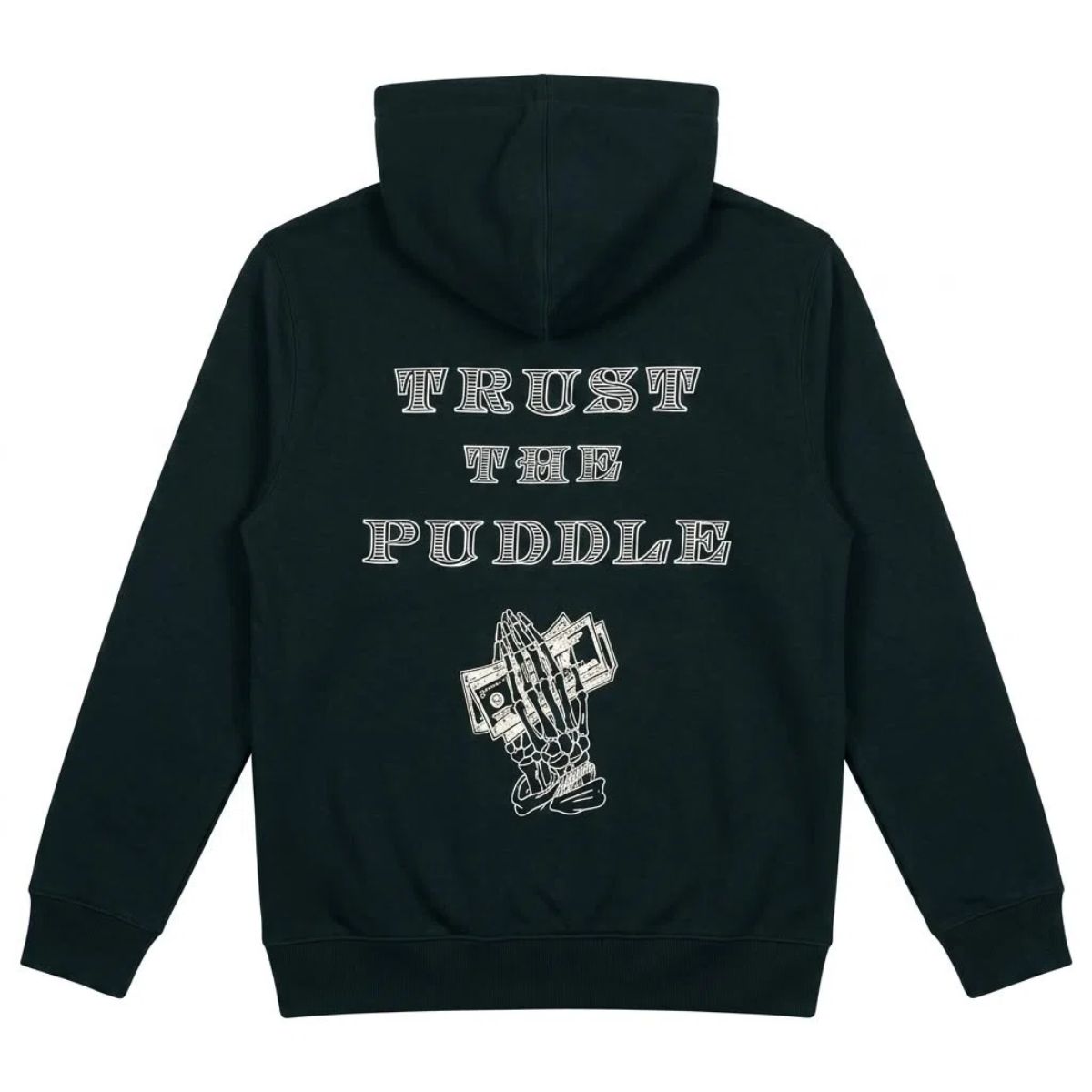 Trust The Puddle Skeleton Graphic Hoodie