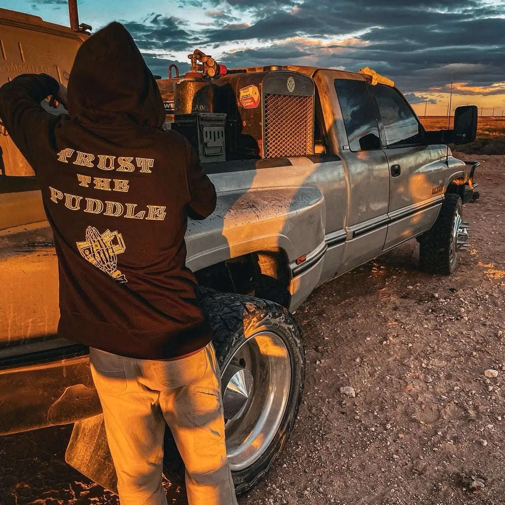 Trust The Puddle Skeleton Graphic Hoodie